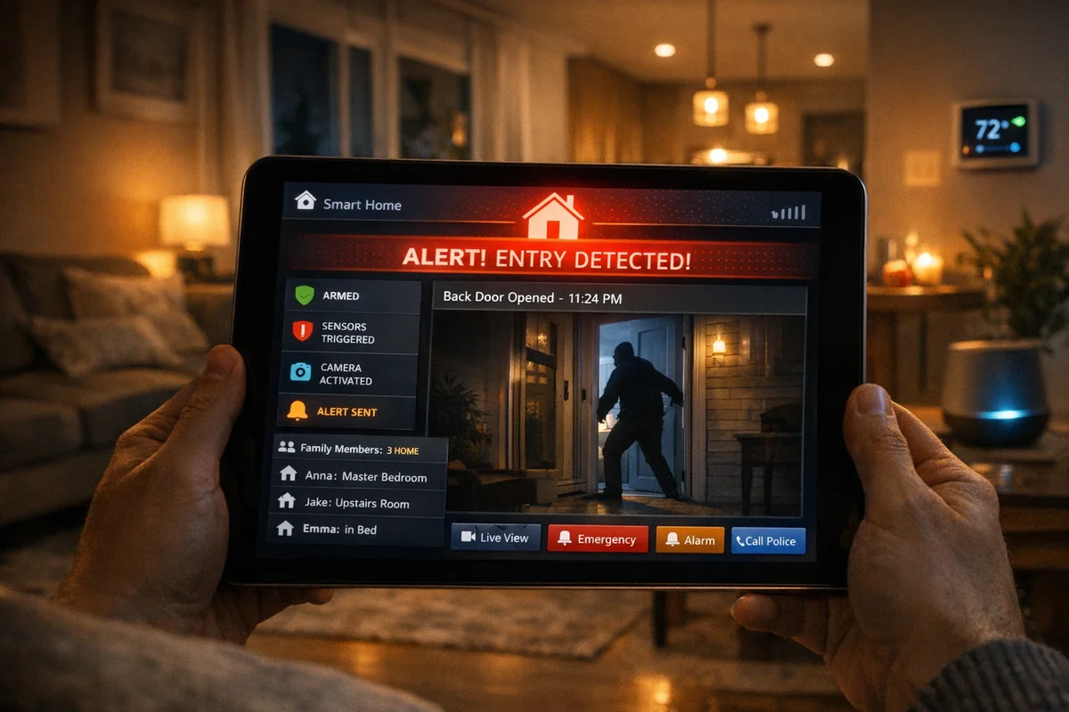 Home security with ARMA Domus intrusion detection