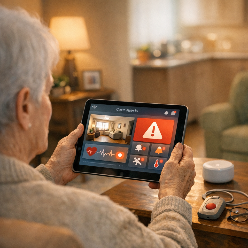 Elderly monitoring and support system